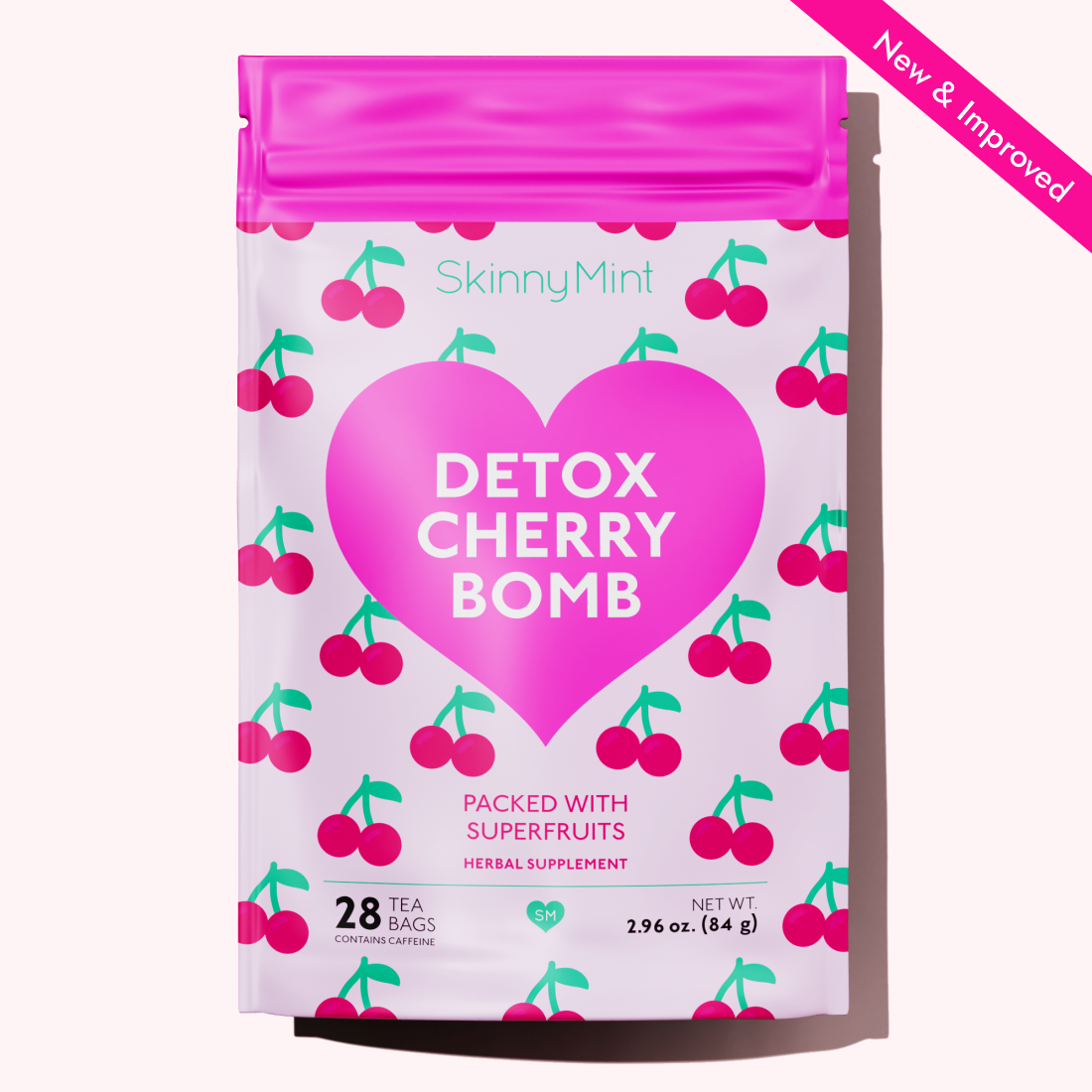 Detox Cherry Bomb Superfood Detox Tea SM0000592020, SM0000592025, SM-DCB-4